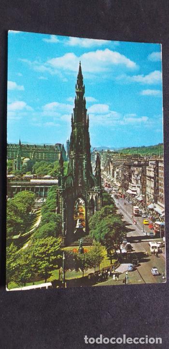 Postais: INGLATERRA-V51-SXXII-140X90mm.-SCOTT MONUMENT,PRINCES STREET,EDINBURGH