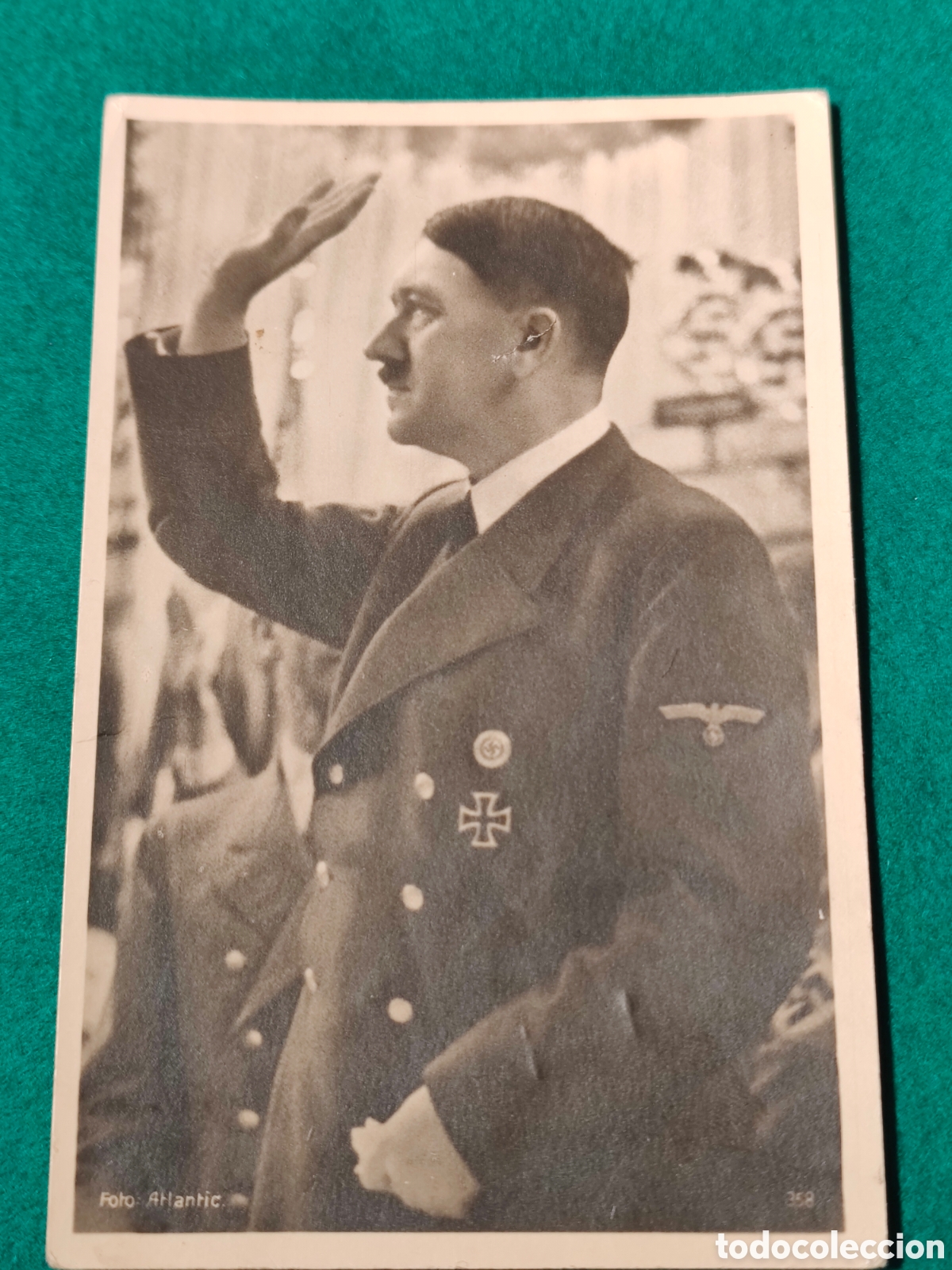 foto postal del führer adolf hitler con saludo. - Buy Antique and  collectible postcards from Europe on todocoleccion