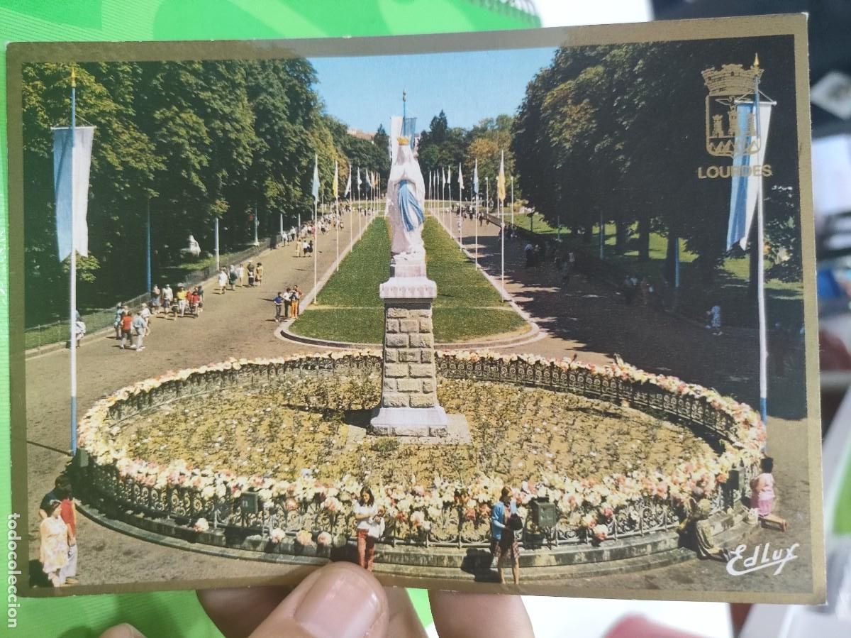 Postales: Postal LOURDES La Virgen Coronada S/C