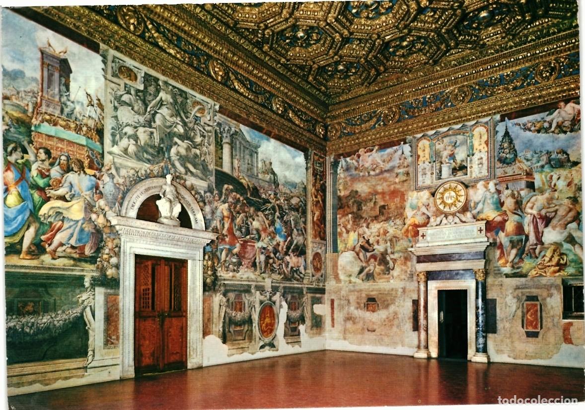 Postais: TARJETA POSTAL - FIRENZE - PALAZZO VECCHIO - SALA DELL`UDIENZA - (2550)