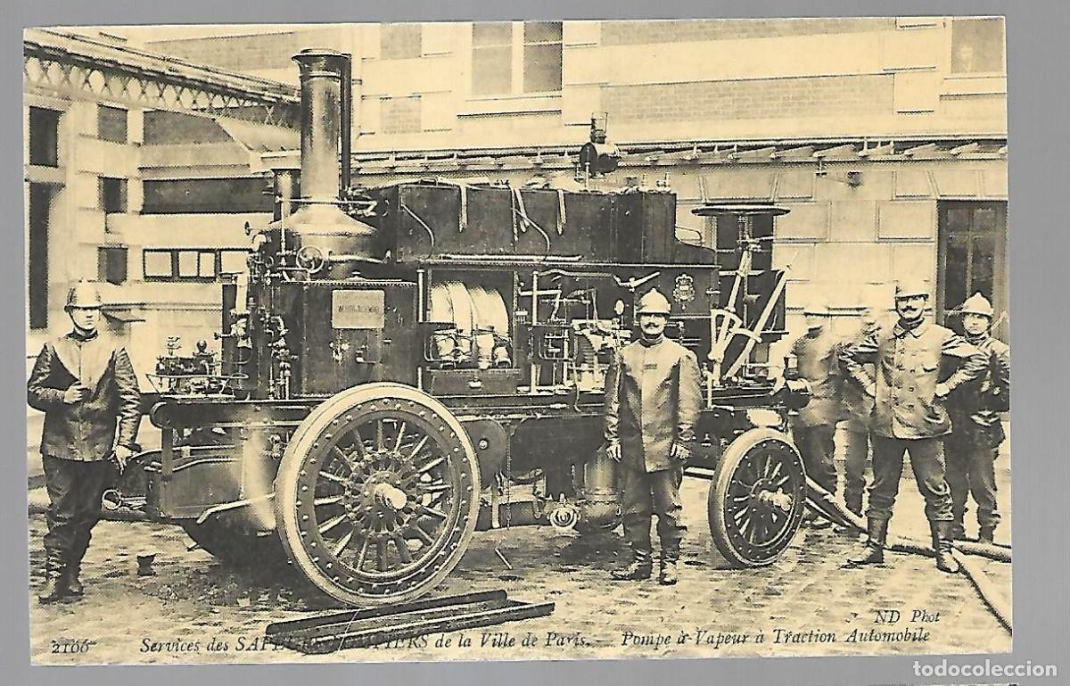 Postkarten: E250- 3 POSTALES-DEL PARQUE DE BOMBEROS DE PARIS Pcp,SIGLO XX -SON COPIAS DE LAS ORIGINALES NUEVAS