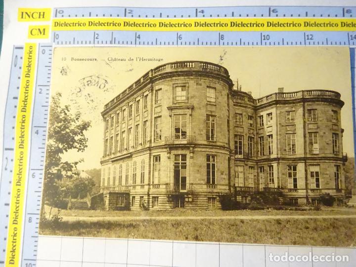 Cartoline: ANTIGUA POSTAL DE B&Eacute;LGICA. BONSECOURS CHATEAU DE L'HERMITAGE. 835