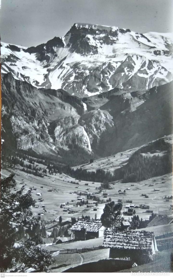 Postais: Adelboden (Suiza). 1913 Monta&ntilde;a Wildstrubel de los Alpes berneses. Nueva. Blanco/Negro