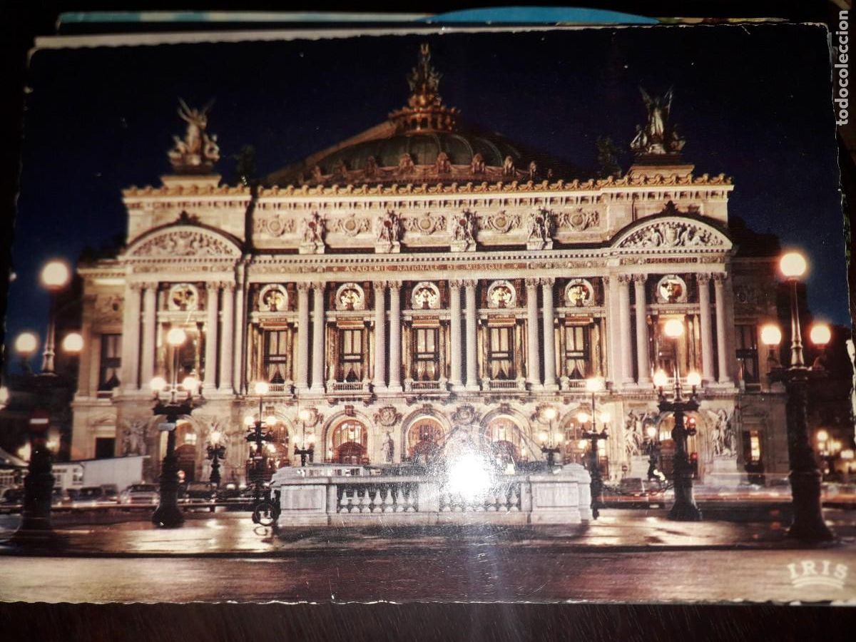 Postkarten: N&ordm; 44411 POSTAL LA OPERA DE PARIS FRANCIA