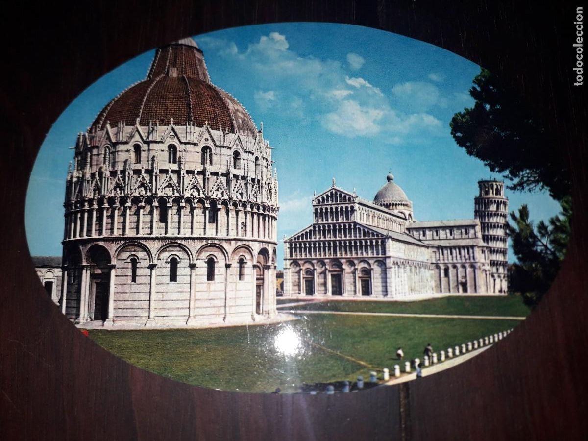 Postales: N&ordm; 44418 POSTAL REDONDA PISA ITALIA PLAZA DEL MIRACLES