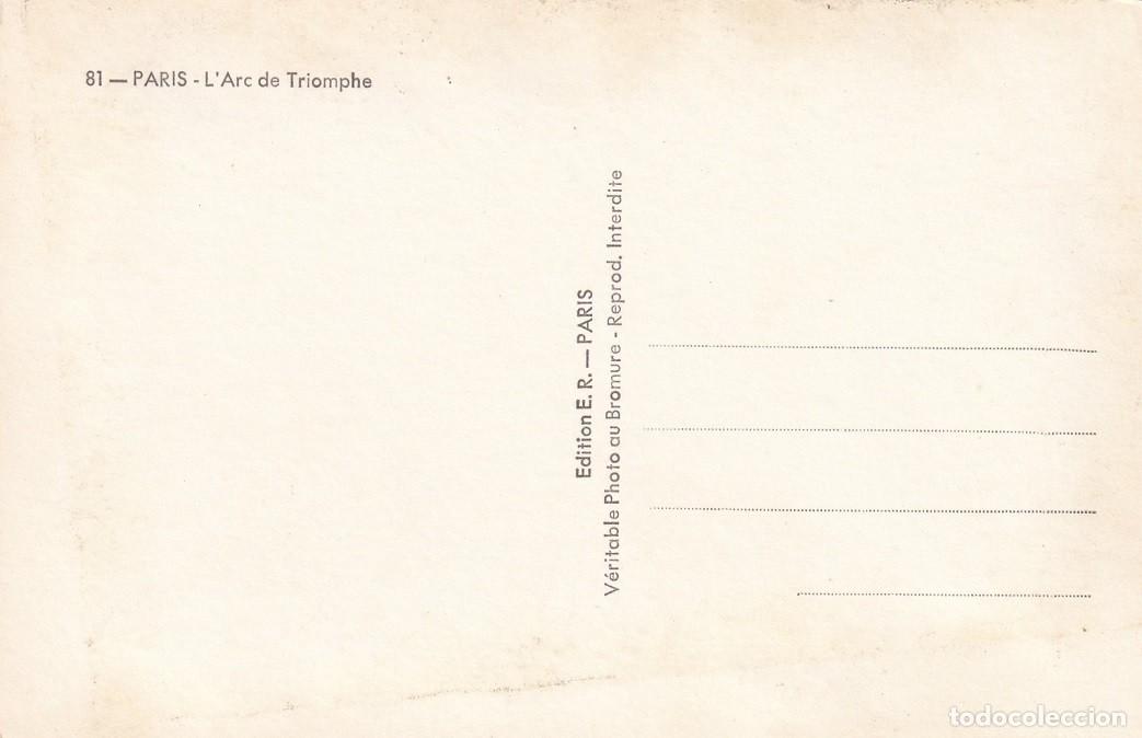 Postales: 81 Paris - L Arc de Triomphe - Foto 2