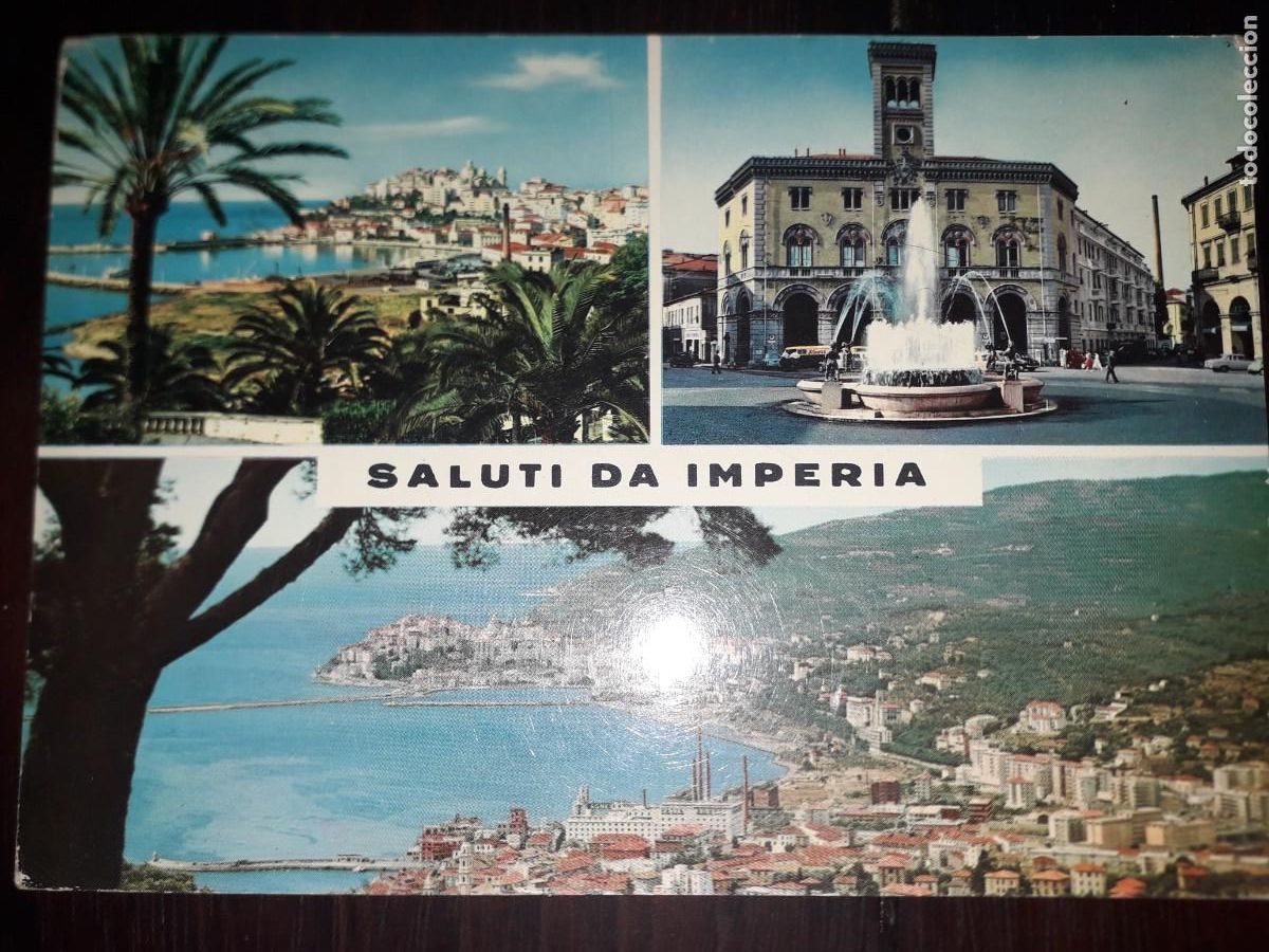 Postkarten: N&ordm; 7495 POSTAL SALUTI DA IMPERIA ITALIA