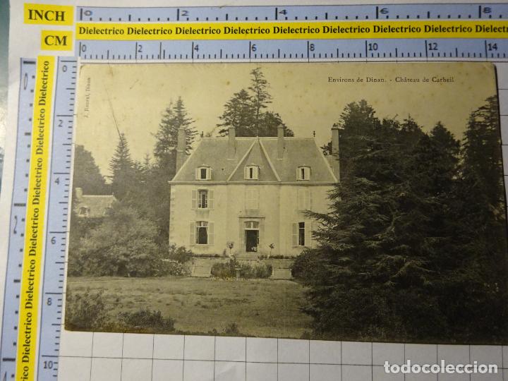 Cartes Postales: ANTIGUA POSTAL DE FRANCIA. ENVIRONS DE DINAN CH&Acirc;TEAU DE CARHEIL. 1298