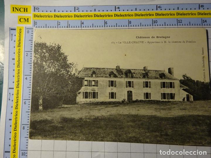 Postcards: ANTIGUA POSTAL DE FRANCIA. BRETAGNE VILLE CHAUVE APPARTIENT &Agrave; LE VICOMTE DE FRESLON. 1300