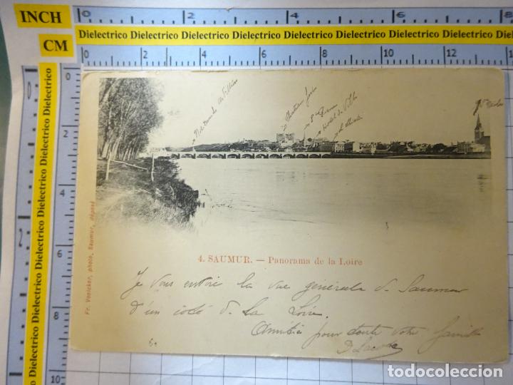 Cartoline: ANTIGUA POSTAL DE FRANCIA. SIGLO XIX - 1905. SAUMUR PANORAMA DE LA LOIRE. 1423