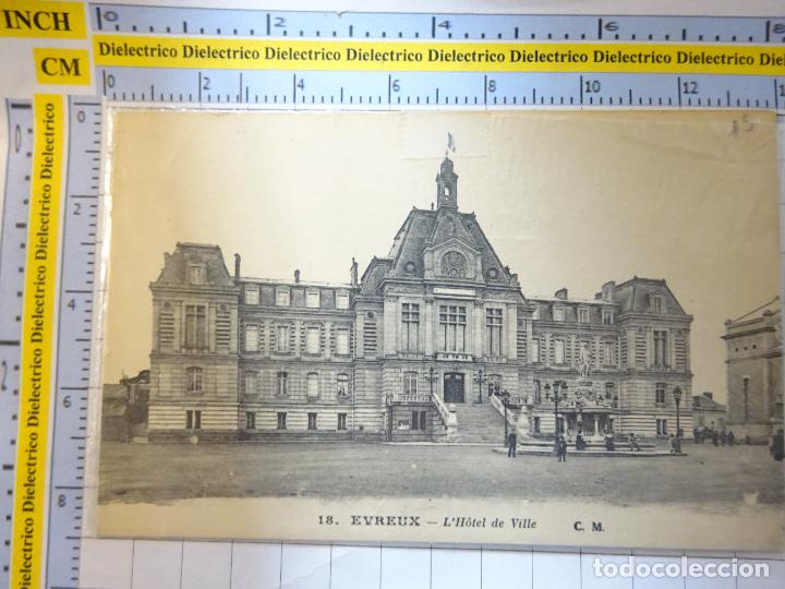 Postales: ANTIGUA POSTAL DE FRANCIA. EVREUX L'H&Ocirc;TEL DE VILLE. 1432