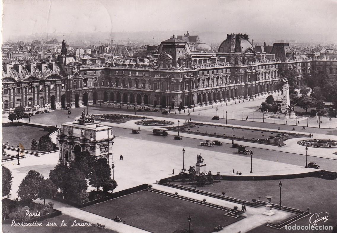 Postales: Paris - Perspective sur le Louvre - Foto 1