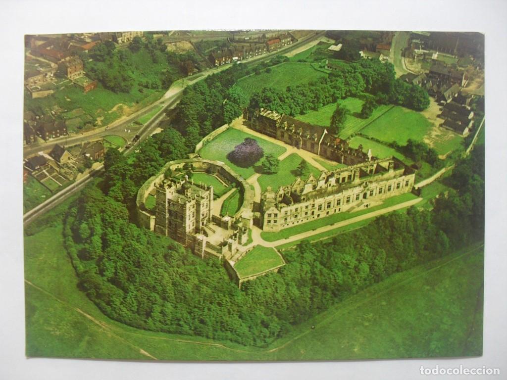 Postales: TARJETA POSTAL. P 3 Bolsover Castle, Derbyshire air view from north west