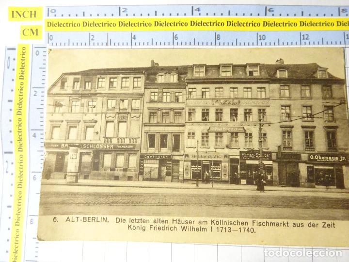 Postcards: ANTIGUA POSTAL DE ALEMANIA. BERLIN. K&Ouml;LLNISCHEN FISCHMARKT 1654
