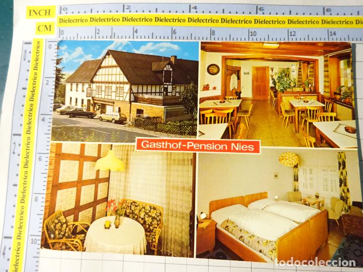Postkarten: POSTAL DE ALEMANIA. GASTHOF PENSION NIES. HILCHENBACH 1658