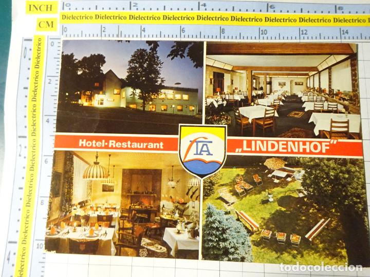 Postales: POSTAL DE ALEMANIA. SUNDERN HOTEL RESTAURANT LINDENHOF 1655