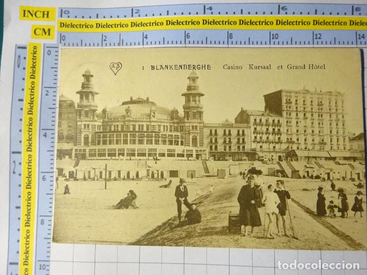 Cartes Postales: ANTIGUA POSTAL DE B&Eacute;LGICA. BLANKENBERGHE CASINO KURSAAL ET GRAND HOTEL. 1689