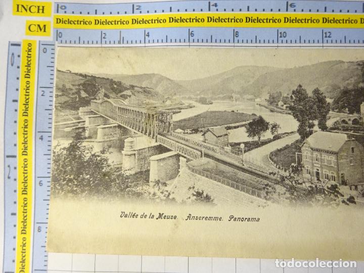 Cartes Postales: ANTIGUA POSTAL DE B&Eacute;LGICA. SIGLO XIX - 1905. ANSEREMME PUENTE FERROCARRIL. 1701