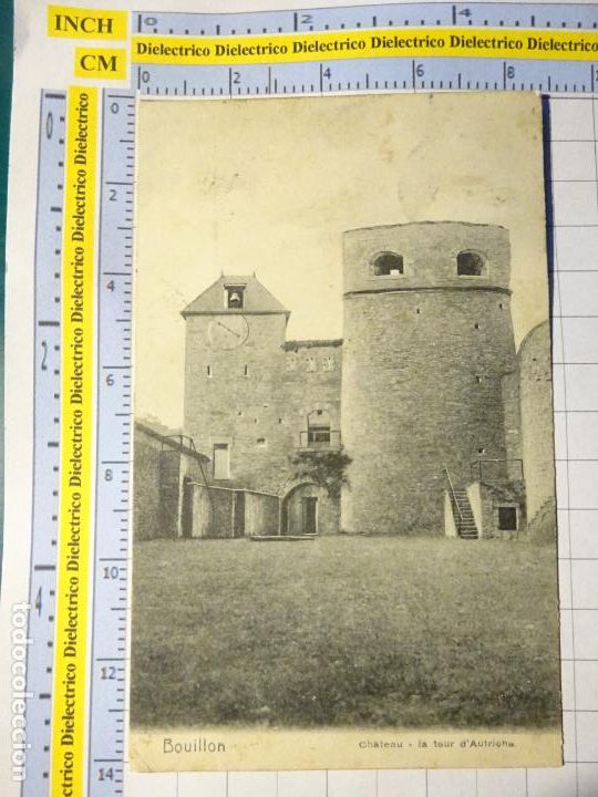 Postales: ANTIGUA POSTAL DE B&Eacute;LGICA. BOUILLON CH&Acirc;TEAU LA TOUR D'AUTRICHE. 1702