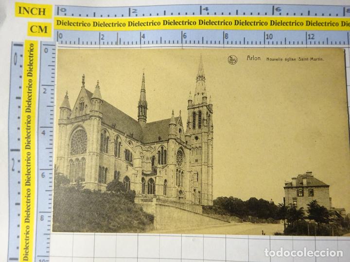Postales: ANTIGUA POSTAL DE B&Eacute;LGICA. ARLON NOUVELLE &Eacute;GLISE SAINT MARTIN. 1706