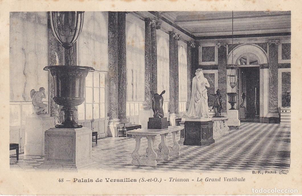 Postais: 48 Palais de Versailles - Trianon - Le Grand Vestibule / Circulada en 1913
