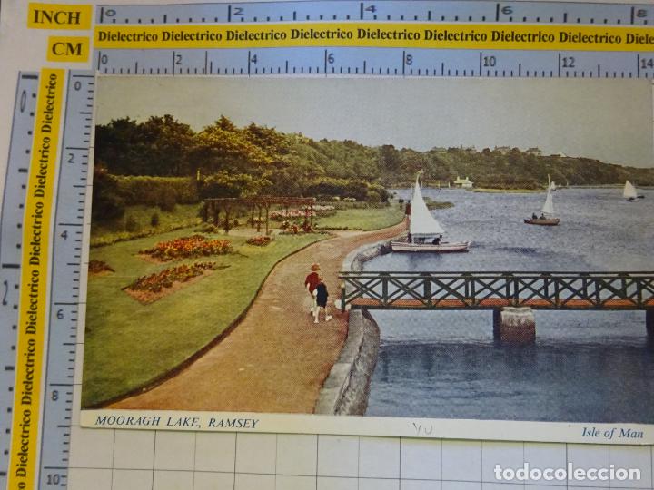 Postkarten: POSTAL DE GRAN BRETA&Ntilde;A REINO UNIDO. ISLA DE MAN MOORAGH LAKE RAMSEY. 1757