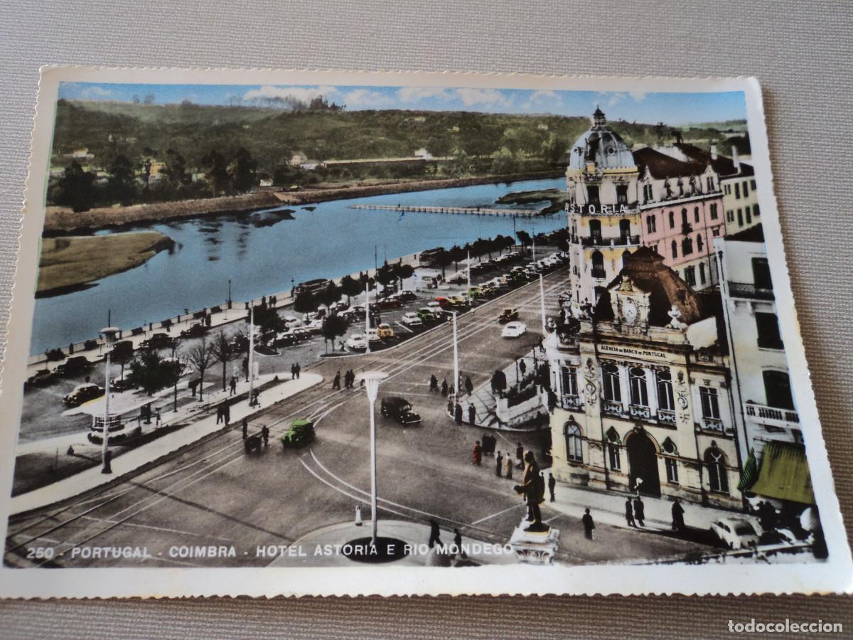Postais: 250 PORTUGAL, COIMBRA, HOTEL ASTORIA E RIO MONDEGO, ED ALEXANDRE, CIRCULADA 1965