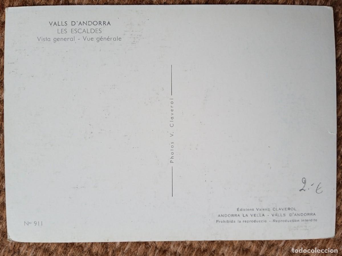 Postales: ANDORRA - LES ESCALDES - Foto 2