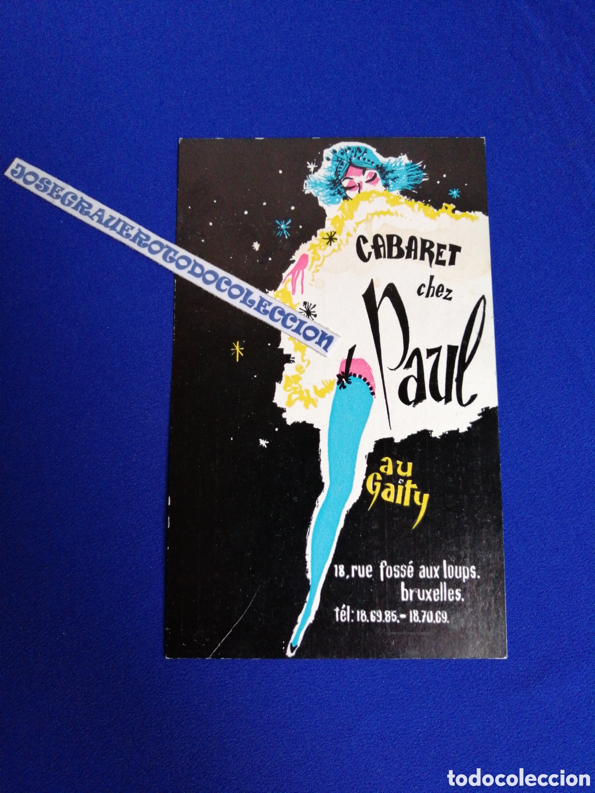 Postales: CABARET CHEZ PAUL BRUSELAS - Foto 1