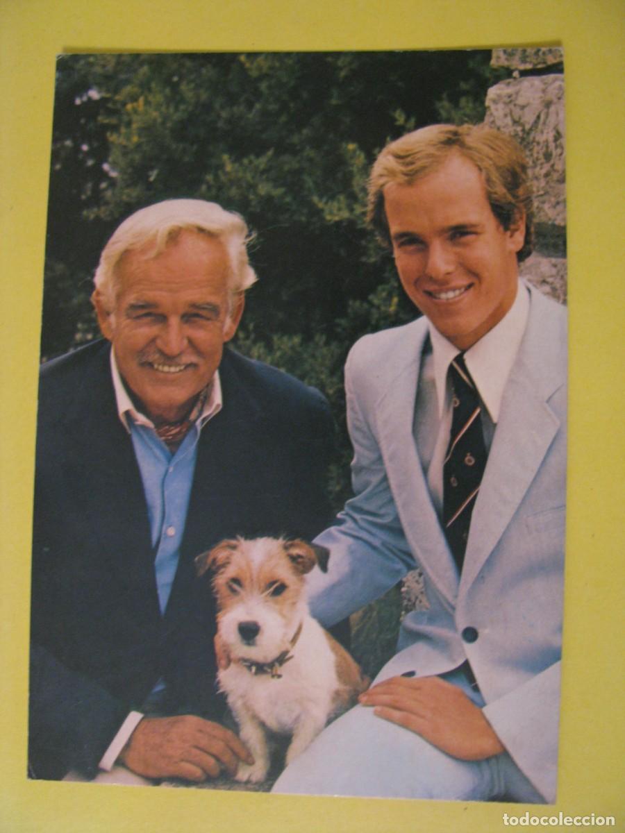 Postales: POSTAL DE MONACO. PRINCIPE RANIERO III Y EL PRINCIPE HEREDERO ALBERTO.