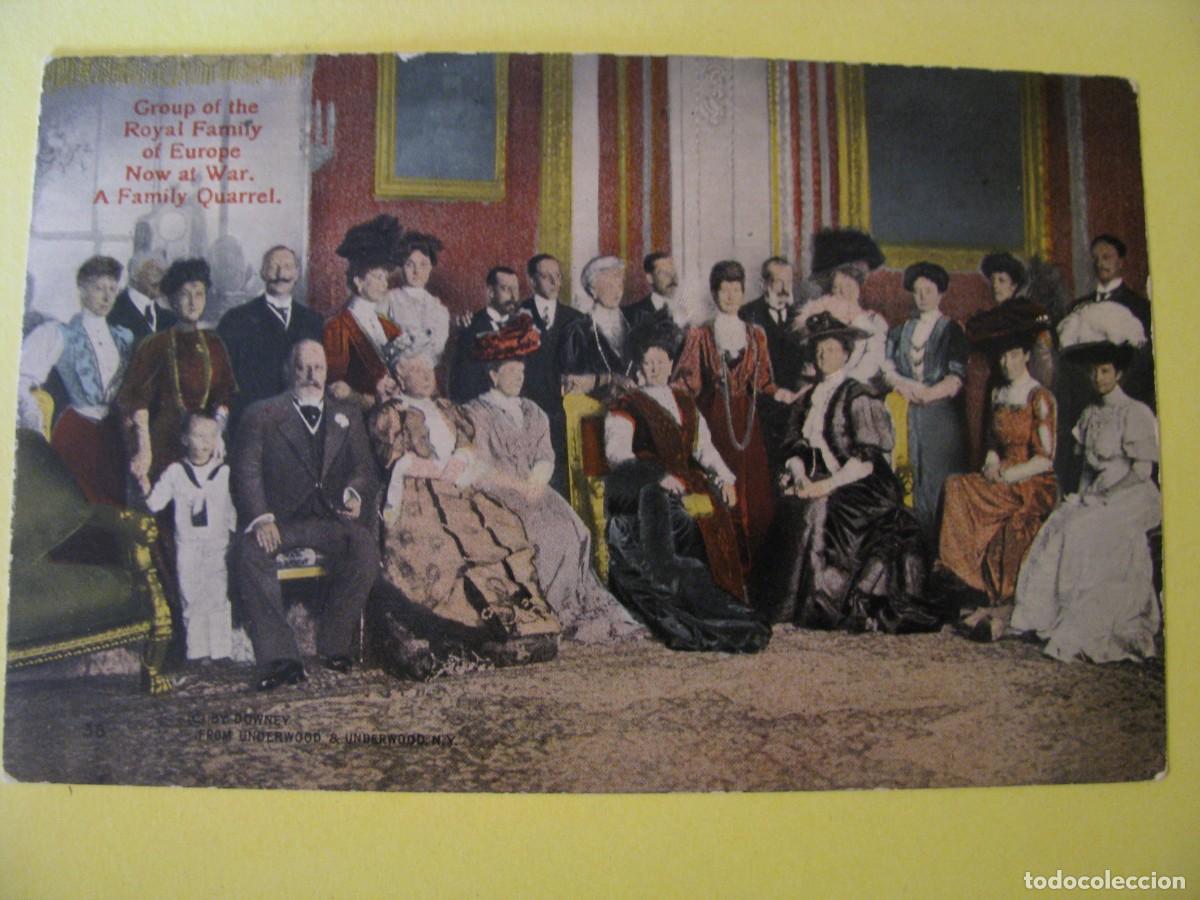 Postales: POSTAL DEL GRUPO DE LA FAMILIAS REALES DE EUROPA.