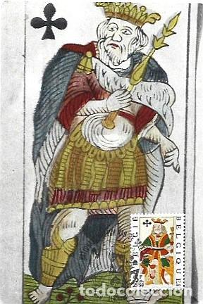 Postales: Belgica & Targeta Maxima, Rey de Tr&eacute;boles, Solidaridad, Turnhout 1973 (797999)