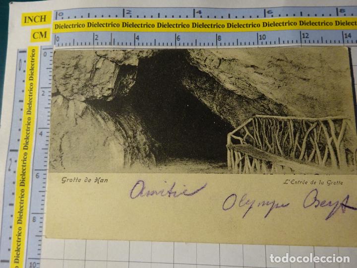 Postcards: ANTIGUO POSTAL DE B&Eacute;LGICA. SIGLO XIX - 1905. GROTTE DE HAN. CUEVA GRUTA. 2582