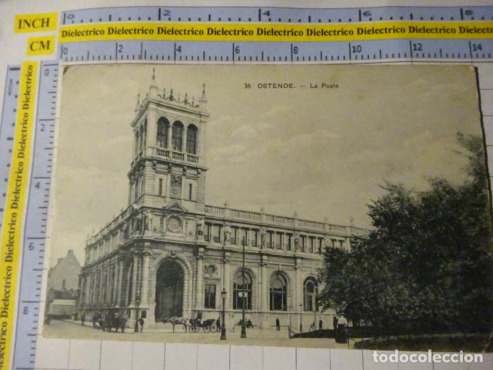 Postais: ANTIGUO POSTAL DE B&Eacute;LGICA. OSTENDE CORREOS TEL&Eacute;GRAFOS 2598