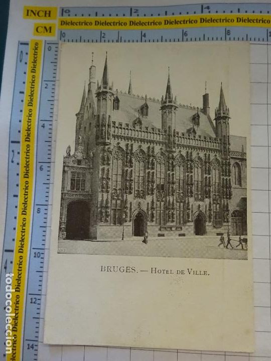 Postkarten: ANTIGUA POSTAL DE B&Eacute;LGICA. BRUJAS BRUGES. AYUNTAMIENTO. 2451
