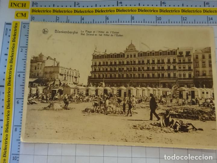 Postkarten: ANTIGUA POSTAL DE B&Eacute;LGICA. BLANKENBERGHE LA PLAGE ET L'H&Ocirc;TEL DE L'OCEAN. 2450