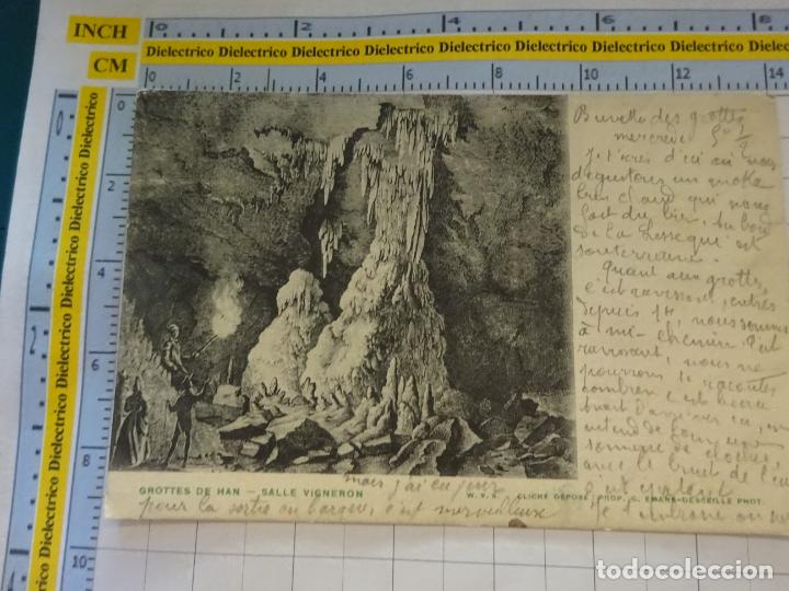 Postales: ANTIGUA POSTAL DE B&Eacute;LGICA. SIGLO XIX - 1905. CUEVAS GROTTES DE HAN SALLE VIGNERON. 2446