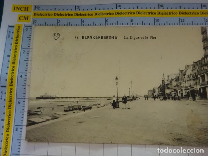 Cartes Postales: ANTIGUA POSTAL DE B&Eacute;LGICA. BLANKENBERGHE LA DIGUE ET LE PIER. 2438