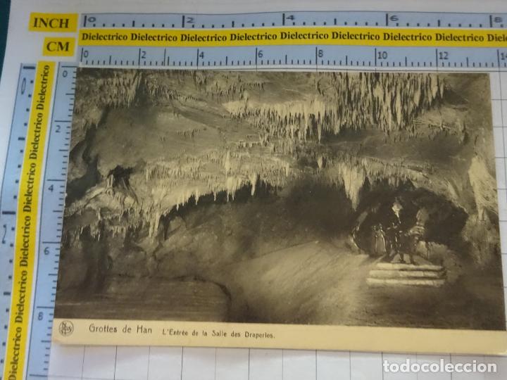 Postkarten: ANTIGUA POSTAL DE B&Eacute;LGICA. CUEVAS GROTTES DE HAN SALLE DES DRAPERIES. 2436