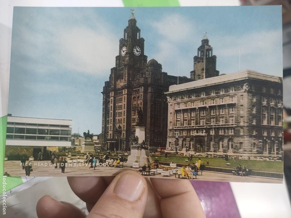 Postcards: Postal LIVERPOOL Pier Head Gardens S/C