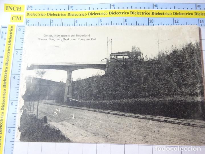 Postais: ANTIGUS POSTAL DE HOLANDA PAISES BAJOS. NIJMEGEN NIEWE BRUG VAN BEEK NAAR BERG EN DAL. TRANV&Iacute;A. 3999