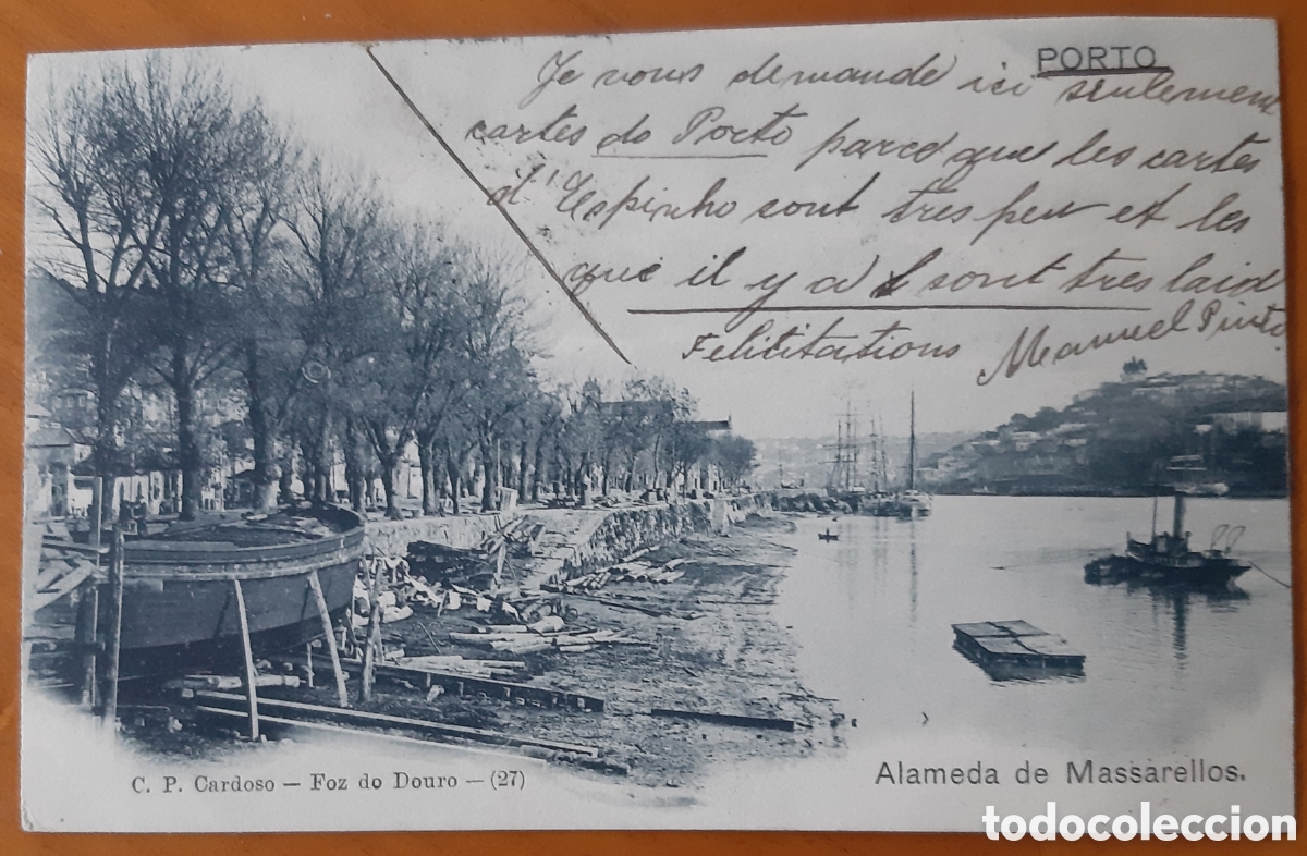 Cartoline: Postal Porto Oporto, Portugal a&ntilde;o 1903. Escrita y circulada. R2032