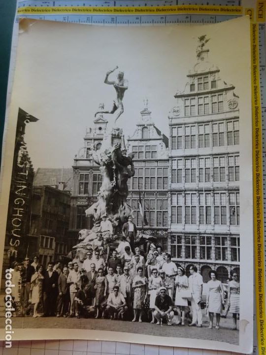Cartoline: ANTIGUA FOTO FOTOGRAF&Iacute;A DE B&Eacute;LGICA. EMPLEADOS DE WESTINGHOUSE ESPA&Ntilde;A EN AMBERES, B&Eacute;LGICA. 0