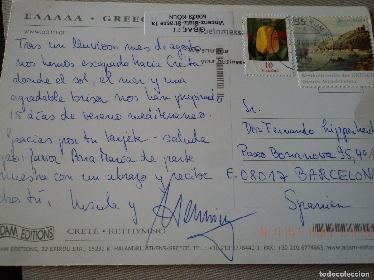 Postales: crete, rethymno, circulada - Foto 2