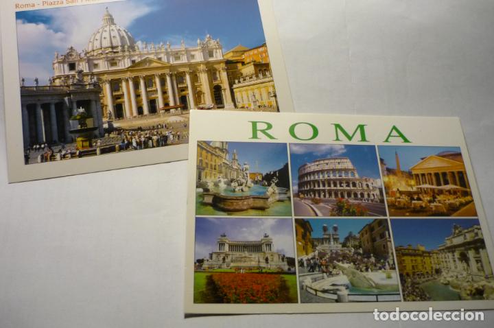 Postales: lote postales extranjeras roma - Foto 1