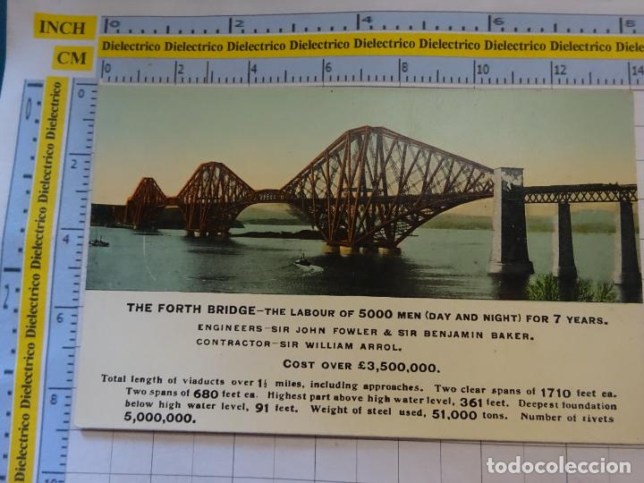 Cartoline: ANTIGUA POSTAL DE REINO UNIDO GRAN BRETA&Ntilde;A. THE FORTH BRIDGE 2135