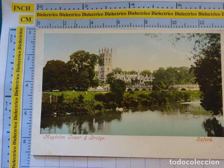Cartes Postales: ANTIGUA POSTAL DE REINO UNIDO GRAN BRETA&Ntilde;A. MAGDALEN TOWER & BRIDGE 2144