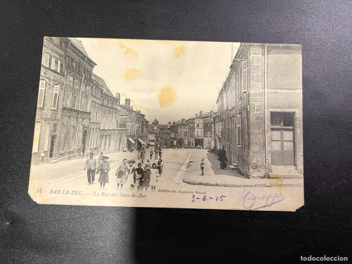 Cartoline: TARJETA POSTAL. FRANCIA. 37.- BAR-LE-DUC. LA RUE DES DUCS-DE-BAR. EDITION DES MAGASINS REUNIS.