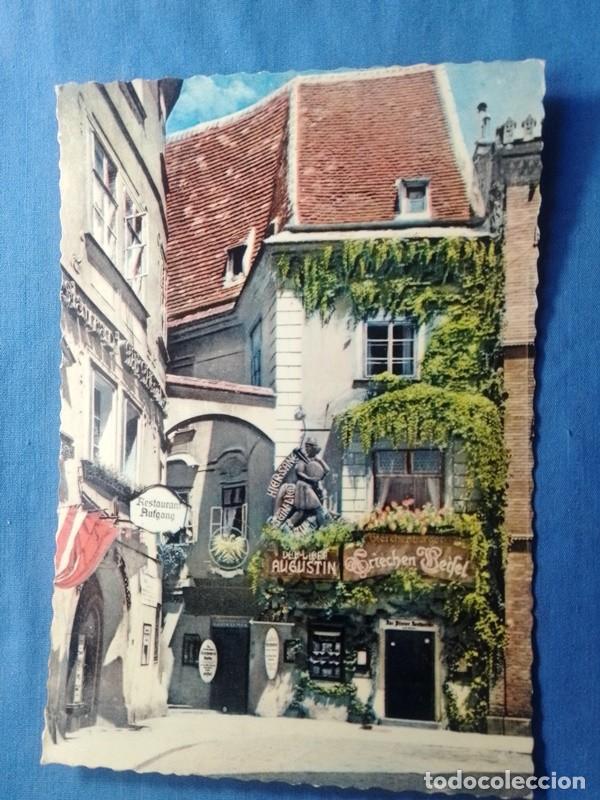 Postales: postal viena escrita con sello - Foto 1