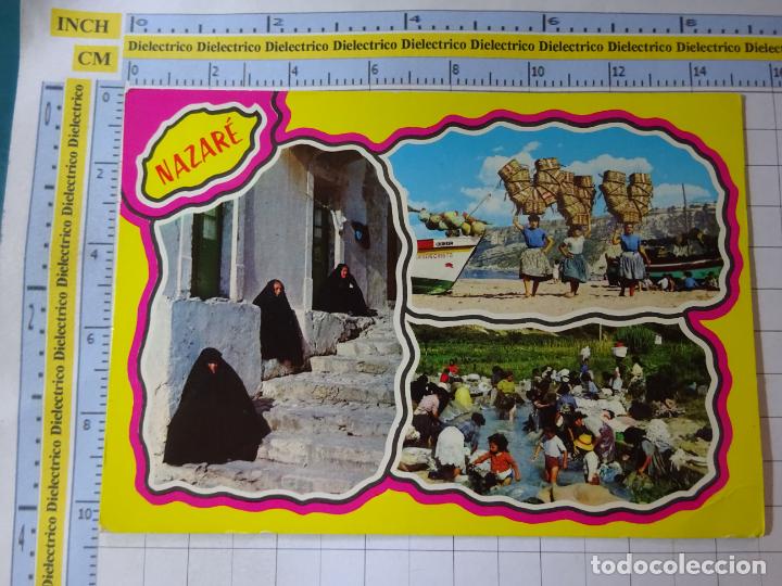Cartoline: POSTAL DE PORTUGAL. NAZAR&Eacute; ESCENAS. PESCADORES. 77